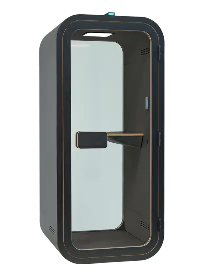 ACOUSTIC SPACE 100, akustický box 2200x1000x990 mm, černá/černá